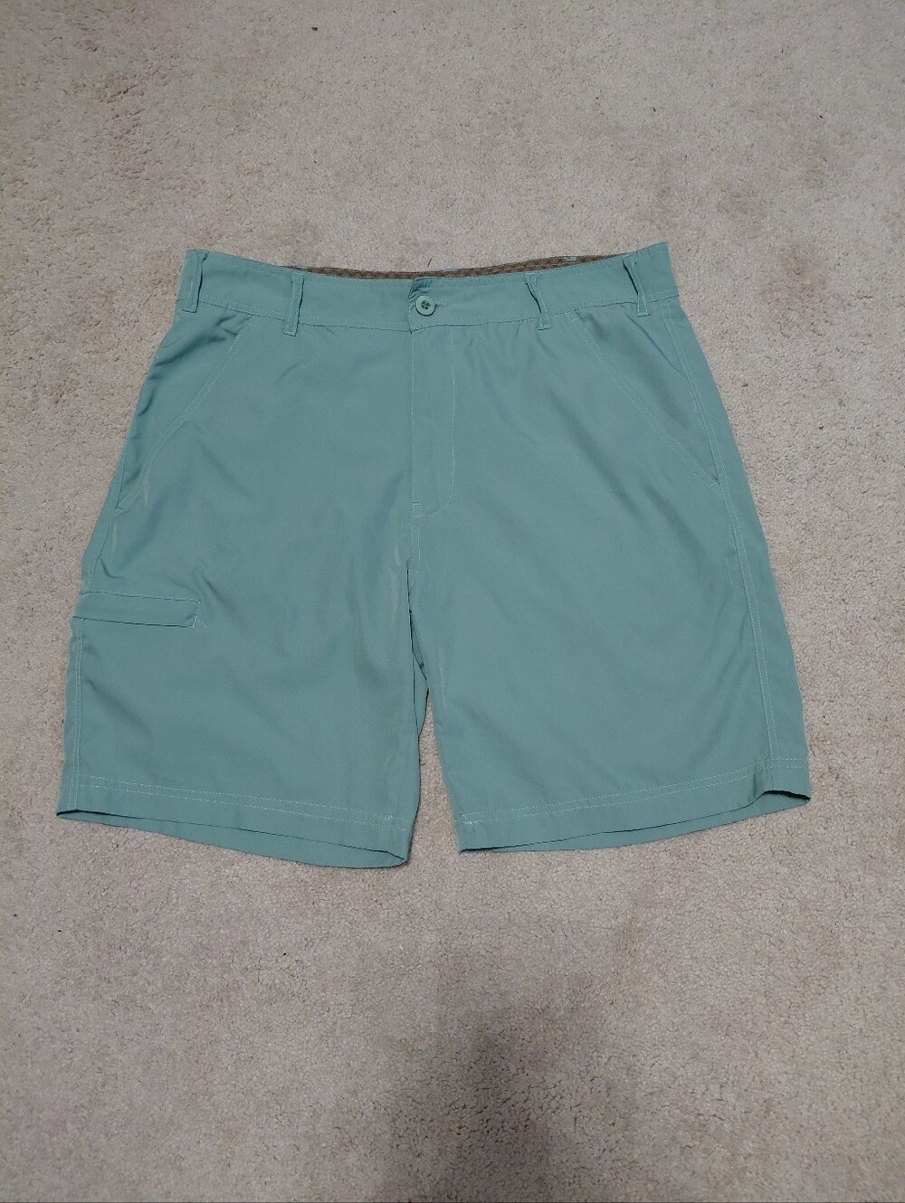 Men's Athletic Shorts in Seafoam Green — Lightweight Performance